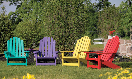 Breezesta recycled lawn chairs in many colors
