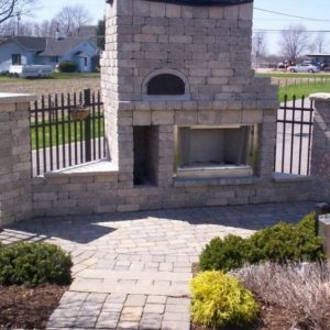 Fun Outdoor Living construction of a pizza oven in Charlotte, North Carolina
