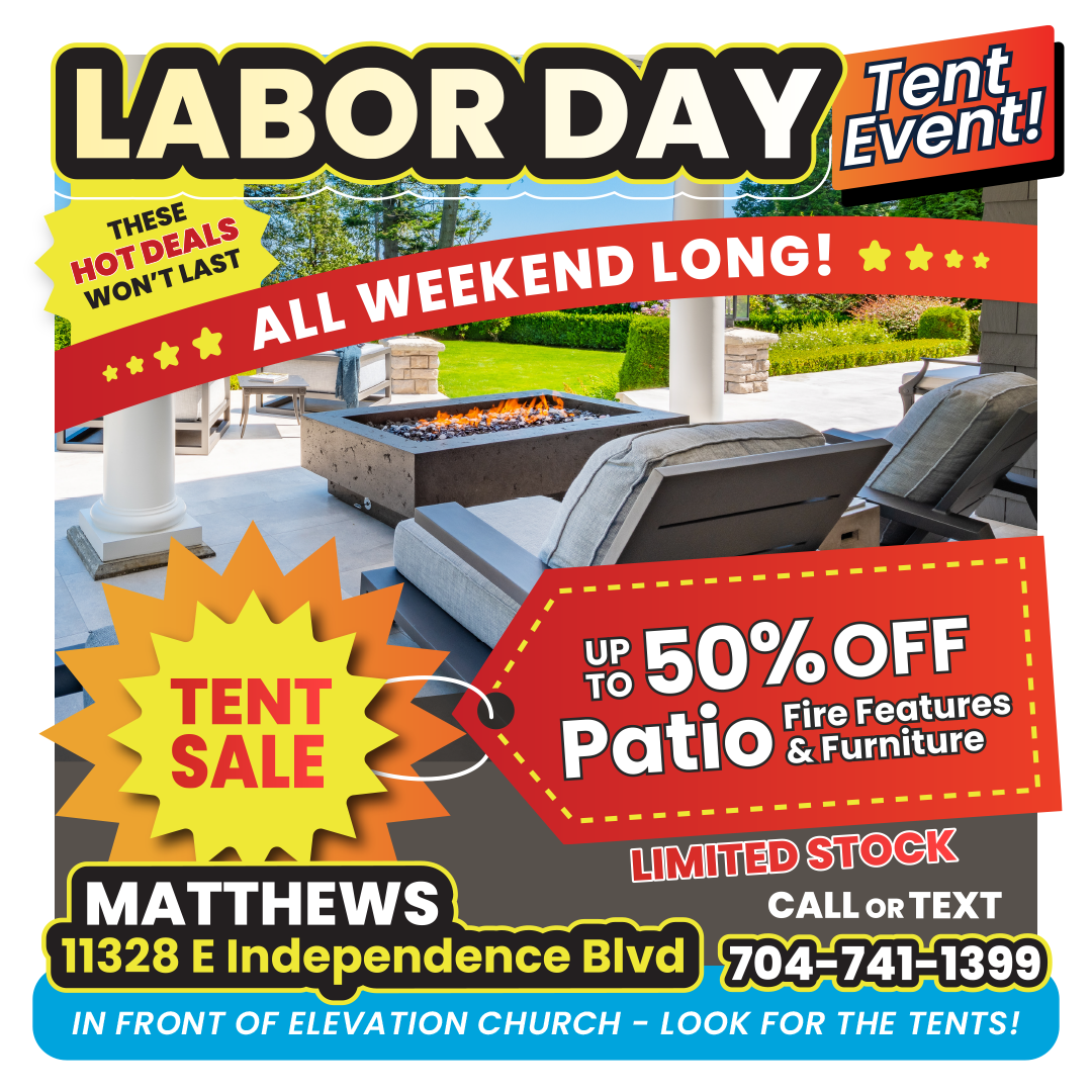 Matthews Tent Sale - Outdoor Furniture Offer