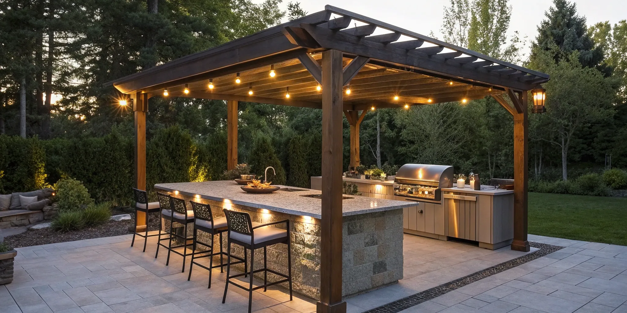 Best Covered Outdoor Kitchen Structures for Your Backyard